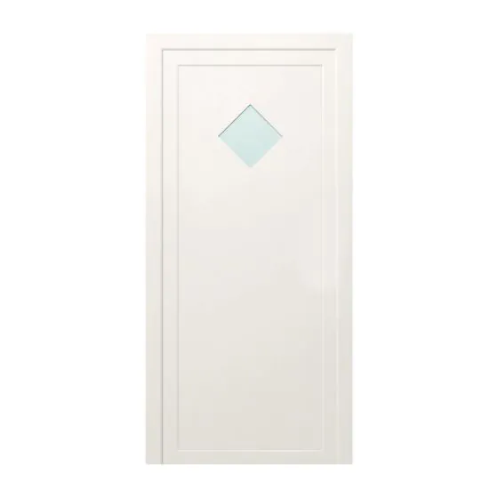 Kunststofftür Mod. Standard 2 - 1000 x 2100 mm (B x H), Anschlag: innen links - DIN links