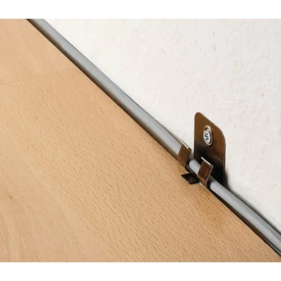 Befestigungsclips für Sockelleisten - 50 Stück