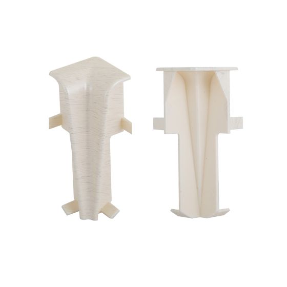Innenecken für Sockelleiste - Modell: LYON Eiche Dekor, Maße: 60 x 17 mm, Stück: 2