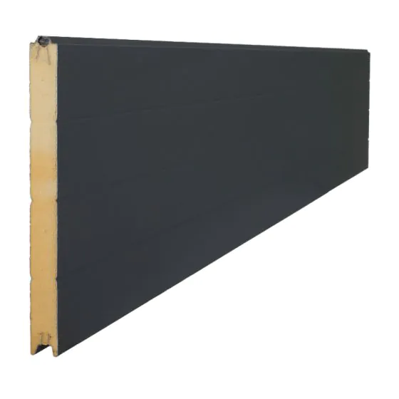 Sandwichpaneel Protect - Farbe: anthrazit, Ausführung: beidseitig mit Sicke, Länge: 250 cm, Höhe: 48,8 cm, Profilstärke: 3,9 cm