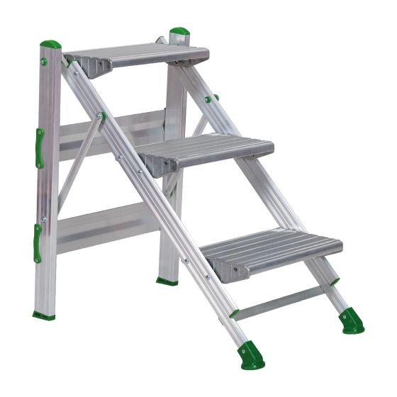 Profiklapptritt EasyStep - Stufenanzahl: 3, Plattformhöhe: 75 cm