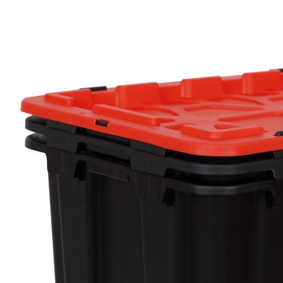 Pioneer Plastics 048C Kunststoffbehälter – 2 Stück, Transparent, 9,5x9,5x21 Cm, Ideal Zur Aufbewahrung