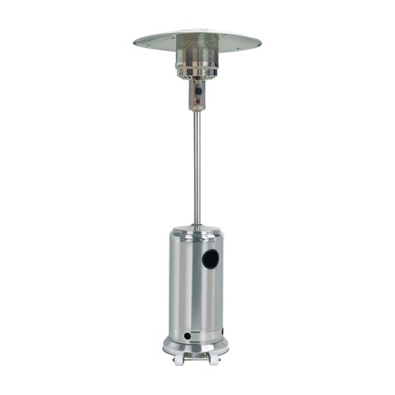 Terrassenstrahler JULE ES - Material: Edelstahl, Durchmesser Ø: 455 mm, Höhe: 2210 mm, Leistung: bis zu 13 kW