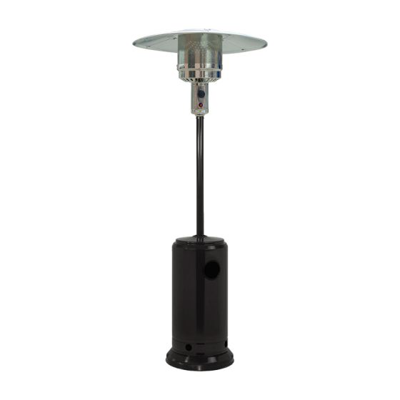 Terrassenstrahler JULE - Material: pulverbeschichteter Stahl, Farbe: schwarz, Durchmesser Ø: 455 mm, Höhe: 2210 mm, Leistung: bis zu 13 kW