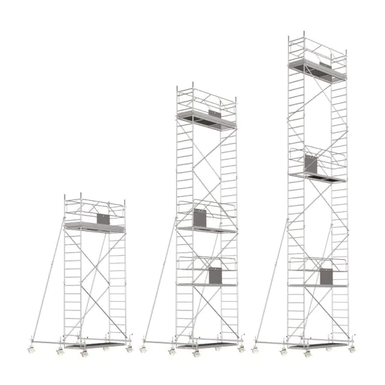 Alu Fahrgerüst Mod. U - Breite: 0,80 m, Länge: 2,50 m