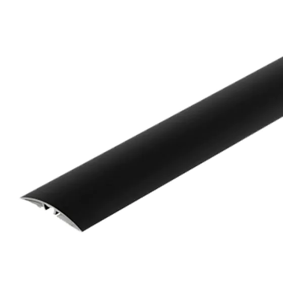 Übergangprofilset Alu 5in1 - Farbe: schwarz, Breite: 37 mm, Länge: 1860 mm