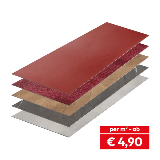 Vinylboden Loose Lay 914 x 457 x 5 mm (LxBxH)