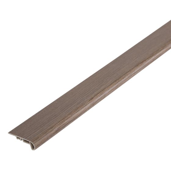 Stufenauflage für Loose Lay Vinyl, 2400 x 55 x 18 mm - Modell: GLUCK Eiche Dekor