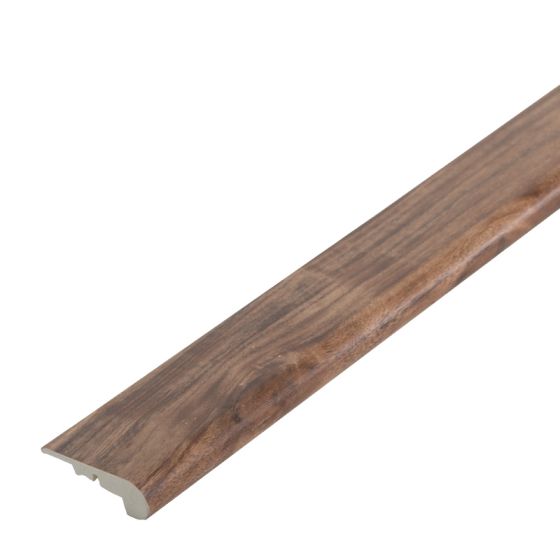 Stufenauflage Vollprofil für Loose Lay Vinyl, 2400 x 55 x 18 mm - Modell: CHOPIN Walnuss Dekor