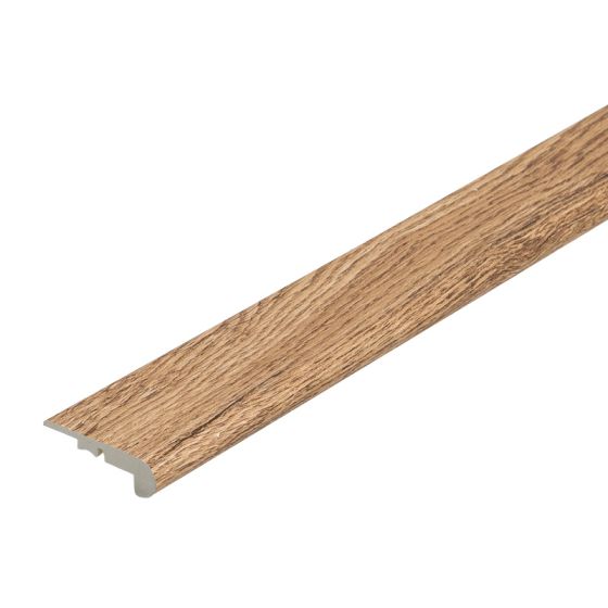 Stufenauflage Vollprofil für Loose Lay Vinyl, 2400 x 55 x 18 mm - Modell: HAYDN Eiche Dekor