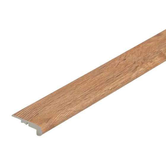 Stufenauflage Vollprofil für Loose Lay Vinyl, 2400 x 55 x 18 mm - Modell: MOZART Eiche Dekor