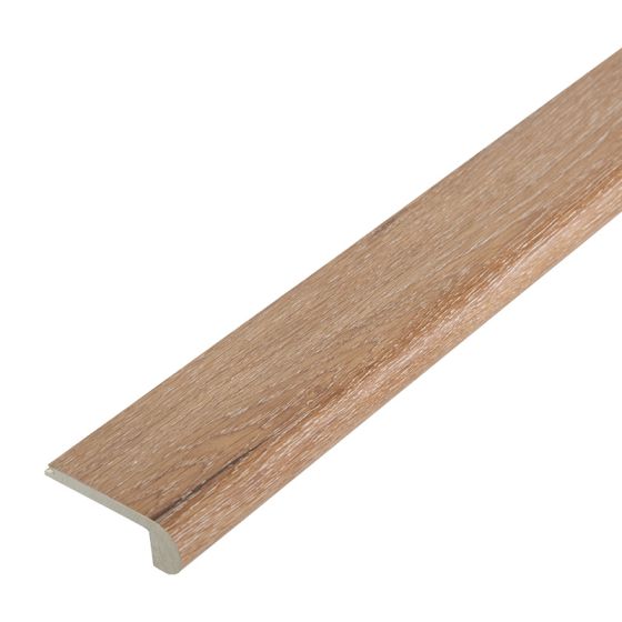 Stufenauflage Vollprofil für Click Vinyl, 2400 x 72 x 25 mm - Modell: STRAUSS Eiche Dekor