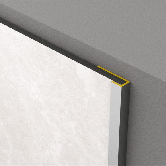 Alu-C-Profil silber