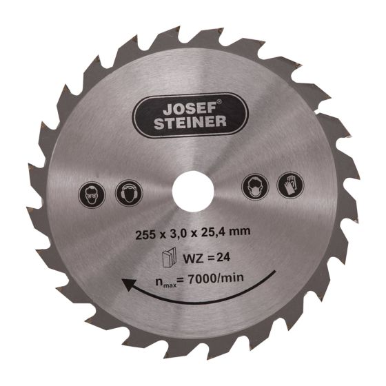 Kappsägeblatt Ø 255 mm für Aluminium