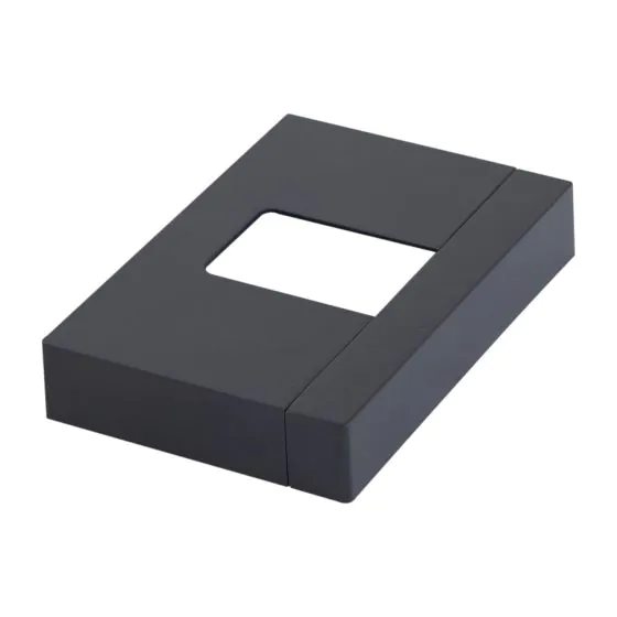 Abdeckung für Fußplatten in Aluminium - Farbe: anthrazit
