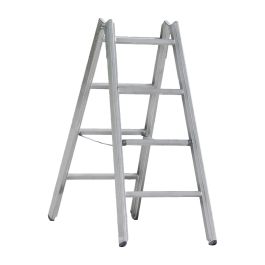Alu-Sprossen Stehleiter Mod. 000 - Sprossenanzahl: 2 x 4, Länge: 1,22 m
