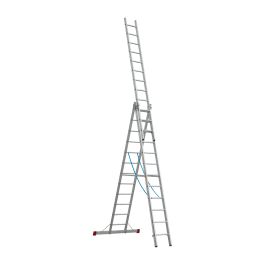 Goldpunkt Mehrzweckleiter 3-tlg. Mod. 300 - Sprossenanzahl: 3 x 12