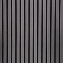 Akustikpaneele für Decke & Wand - Modell: Ebenholz - künstliches Holzfurnier, Maße: 2400 x 600 x 21 mm, Stück: 2, Packungsinhalt: ca. 2,88 m²