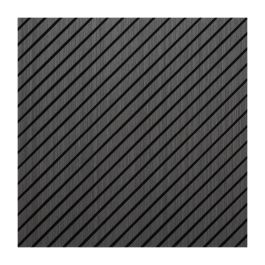 Akustikpaneele mit diagonalem Muster - Modell: Ebenholz, Maße: 600 x 600 x 9,4 mm, Stück: 10, Packungsinhalt: ca. 3,6 m²