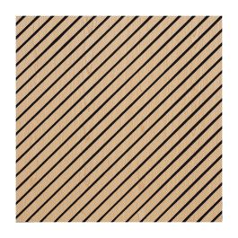 Akustikpaneele mit diagonalem Muster - Modell: Eiche hell, Maße: 600 x 600 x 9,4 mm, Stück: 10, Packungsinhalt: ca. 3,6 m²