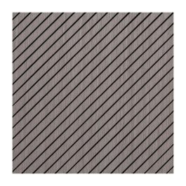 Akustikpaneele mit diagonalem Muster - Modell: Eiche grau, Maße: 600 x 600 x 9,4 mm, Stück: 10, Packungsinhalt: ca. 3,6 m²