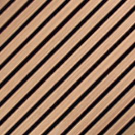 Akustikpaneele mit diagonalem Muster - Modell: Kirsche, Maße: 600 x 600 x 9,4 mm, Stück: 10, Packungsinhalt: ca. 3,6 m²