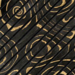 Akustikpaneele mit diagonalem Muster - Modell: Schwarz mit Dekor, Maße: 600 x 600 x 9,4 mm, Stück: 10, Packungsinhalt: ca. 3,6 m²