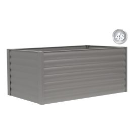 Alu Hochbeet Winchester - max. Abmessungen: 200 x 100 cm, Höhe: 86 cm, Farbe: grau