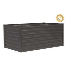 Alu Hochbeet Winchester - max. Abmessungen: 200 x 100 cm, Höhe: 86 cm, Farbe: dunkelgrau 5S