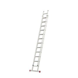 Alu Jubiläums-Schiebeleiter 2-teilig - Sprossenanzahl: 2 x 12, Arbeitshöhe max: ca. 6,60 m