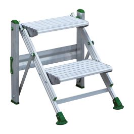 Profiklapptritt EasyStep - Stufenanzahl: 2, Plattformhöhe: 52 cm