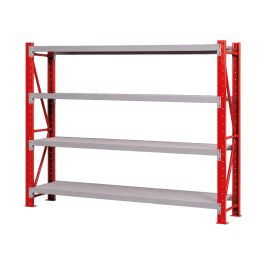 Schwerlastregal Mod. Industrie - Höhe: 2500 mm, Breite: 2005 mm, Tiefe: 500 mm