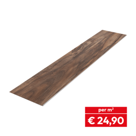 Vinylboden SPC Clicksystem 1220 x 229 x 6,5 mm (LxBxH) - Modell: CHOPIN Walnuss Dekor