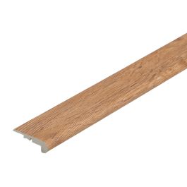 Stufenauflage Vollprofil für Loose Lay Vinyl, 2400 x 55 x 18 mm - Modell: MOZART Eiche Dekor