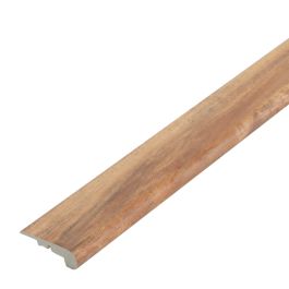 Stufenauflage Vollprofil für Loose Lay Vinyl, 2400 x 55 x 18 mm - Modell: OFFENBACH Walnuss Dekor
