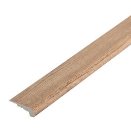 Stufenauflage Vollprofil für Loose Lay Vinyl, 2400 x 55 x 18 mm - Modell: STRAUSS Eiche Dekor