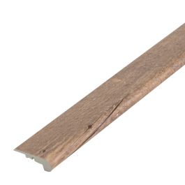 Stufenauflage Vollprofil für Loose Lay Vinyl, 2400 x 55 x 18 mm - Modell: VERDI Eiche Dekor