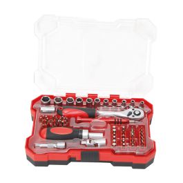 Toolcraft Ratschen Ratschen-Set inkl. Bit-Set
