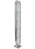 Pfosten für Gabionenwand Standard zum Aufdübeln - für Gabionenhöhe: 123 cm, Länge: 130 cm