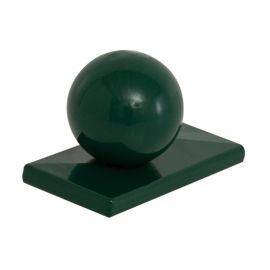 Alu-Abdeckkappe mit Kugel für Mod. P & A - Farbe: grün