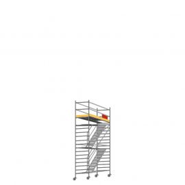 Alu Fahrgerüst Mod. FP (Treppenturm) - Breite: 1,30 m, Länge: 2,50 m - Arbeitshöhe: 6,30 m
