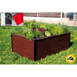 Alu Hochbeet Anika in braun