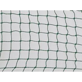 Ballfangnetz grün, 45 x 45 mm, Ø 2,0 mm aus PE, 4 seitig Seil
