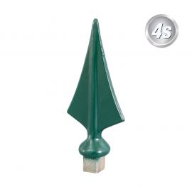 Alu Ornament Abdeckkappe - Farbe: grün, Form: Speer