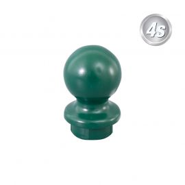 Alu Palisaden Abdeckkappe - Farbe: grün, Form: rund