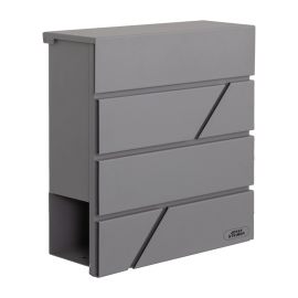 Briefkasten Mod. 10GR - Farbe: graualuminium