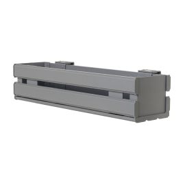 Aluminium Blumenkasten-Bausatz Mod. Liverpool – Farbe: grau (RAL 7047), max. Breite: 100 cm
