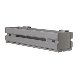 Aluminium Blumenkasten-Bausatz Mod. Liverpool – Farbe: dunkelgrau (RAL 9007) 5S, max. Breite: 100 cm
