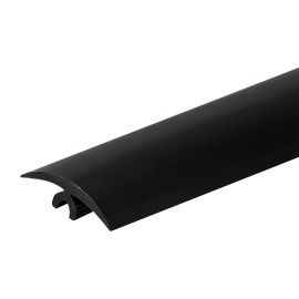 Bodenprofil flexibel / biegsam - Farbe: schwarz, Breite: 40 mm, Länge: 12 m