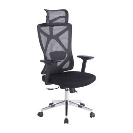 Bürostuhl Nova - Abmessungen: 65 x 116-126,5 x 80 cm, Farbe: schwarz